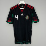 Shop 2010/11 MEXICO R.MARQUEZ #4 AWAY SHIRT (M) ADIDAS, classic football shirts, vintage football shirts & retro soccer jerseys at Cult Kits
