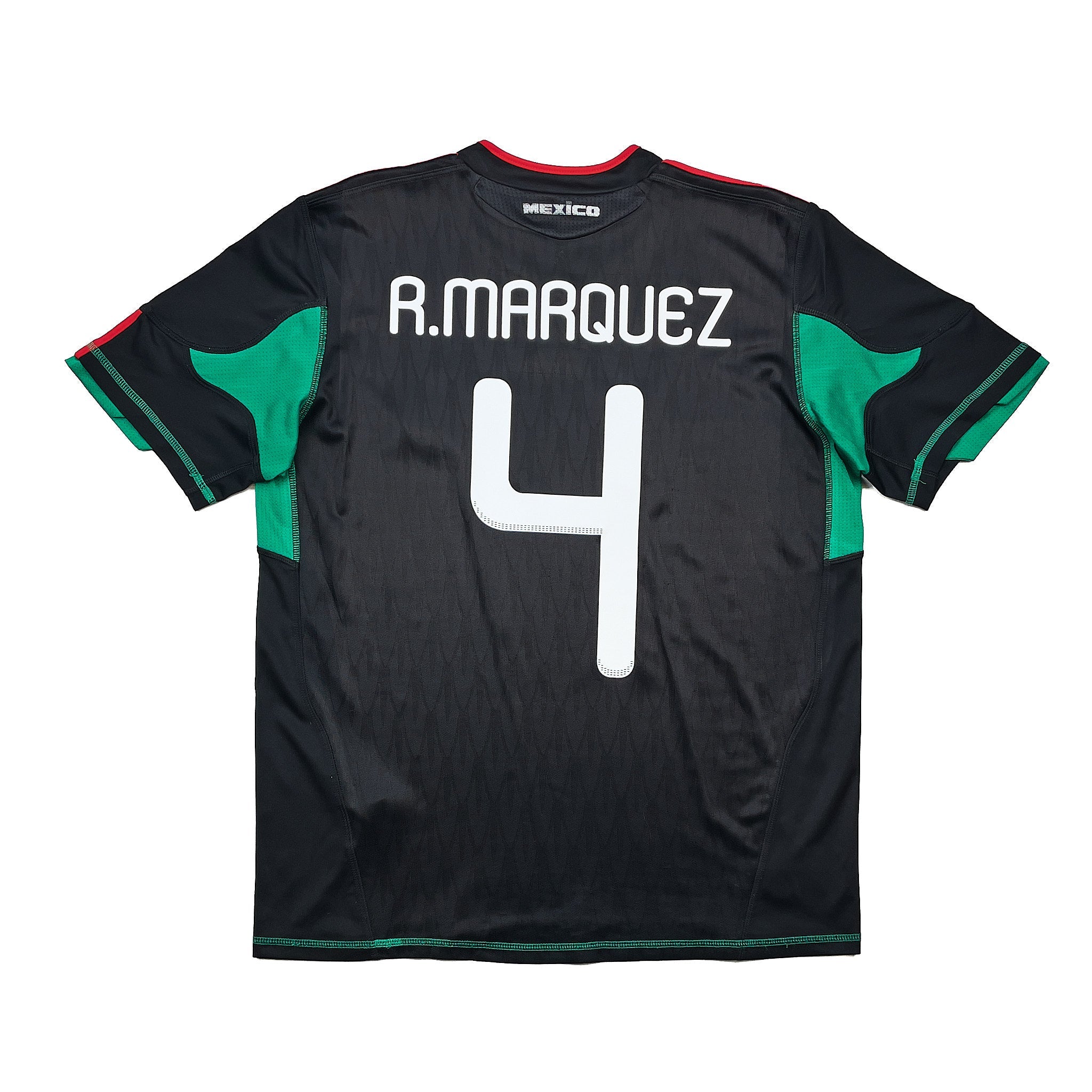 Buy 2010/11 Mexico R.Marquez 4 Away Shirt (S) Adidas ~ Free worldwide shipping ~ Authentic Vintage Football Shirts from Cult Kits
