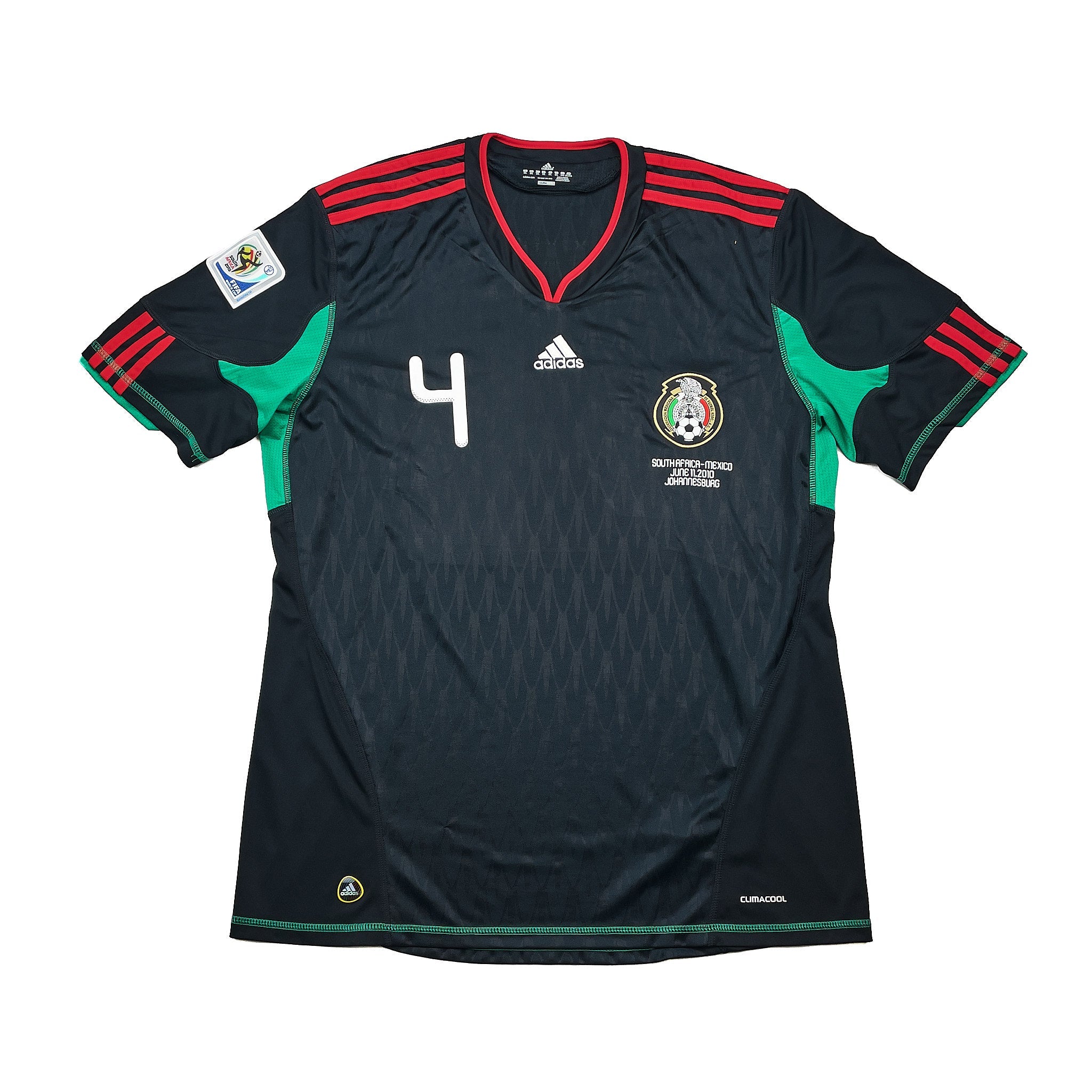 Buy 2010/11 Mexico R.Marquez 4 Away Shirt (XXL) Adidas ~ Free worldwide shipping available ~ Authentic Vintage Football Shirts from Cult Kits