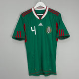 Shop 2010/11 MEXICO R.MARQUEZ #4 HOME SHIRT (M) ADIDAS, classic football shirts, vintage football shirts & retro soccer jerseys at Cult Kits
