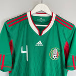 Shop 2010/11 MEXICO R.MARQUEZ #4 HOME SHIRT (M) ADIDAS, classic football shirts, vintage football shirts & retro soccer jerseys at Cult Kits