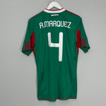 Shop 2010/11 MEXICO R.MARQUEZ #4 HOME SHIRT (M) ADIDAS, classic football shirts, vintage football shirts & retro soccer jerseys at Cult Kits