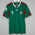 Shop 2010/11 MEXICO R.MARQUEZ #4 HOME SHIRT (M) ADIDAS, classic football shirts, vintage football shirts & retro soccer jerseys at Cult Kits