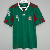 Shop 2010/11 MEXICO R.MARQUEZ #4 HOME SHIRT (M) ADIDAS, classic football shirts, vintage football shirts & retro soccer jerseys at Cult Kits