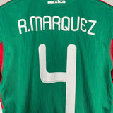 Shop 2010/11 MEXICO R.MARQUEZ #4 HOME SHIRT (M) ADIDAS, classic football shirts, vintage football shirts & retro soccer jerseys at Cult Kits