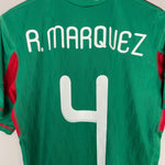 Shop 2010/11 MEXICO R.MARQUEZ #4 HOME SHIRT (M) ADIDAS, classic football shirts, vintage football shirts & retro soccer jerseys at Cult Kits