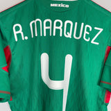 Shop 2010/11 MEXICO R.MARQUEZ #4 HOME SHIRT (M) ADIDAS, classic football shirts, vintage football shirts & retro soccer jerseys at Cult Kits