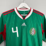 Shop 2010/11 MEXICO R.MARQUEZ #4 HOME SHIRT (S) ADIDAS, classic football shirts, vintage football shirts & retro soccer jerseys at Cult Kits