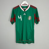 Shop 2010/11 MEXICO R.MARQUEZ #4 HOME SHIRT (S) ADIDAS, classic football shirts, vintage football shirts & retro soccer jerseys at Cult Kits