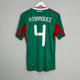 Shop 2010/11 MEXICO R.MARQUEZ #4 HOME SHIRT (S) ADIDAS, classic football shirts, vintage football shirts & retro soccer jerseys at Cult Kits