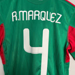 Shop 2010/11 MEXICO R.MARQUEZ #4 HOME SHIRT (S) ADIDAS, classic football shirts, vintage football shirts & retro soccer jerseys at Cult Kits