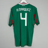 Shop 2010/11 MEXICO R.MARQUEZ #4 HOME SHIRT (XL) ADIDAS, classic football shirts, vintage football shirts & retro soccer jerseys at Cult Kits