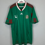 Shop 2010/11 MEXICO R.MARQUEZ #4 HOME SHIRT (XL) ADIDAS, classic football shirts, vintage football shirts & retro soccer jerseys at Cult Kits