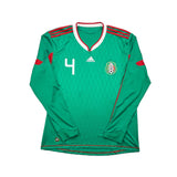 Buy 2010/11 Mexico R.Marquez 4 L/S Home Shirt (XL) Adidas ~ Free worldwide shipping ~ Authentic Vintage Football Shirts from Cult Kits