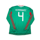 Buy 2010/11 Mexico R.Marquez 4 L/S Home Shirt (XL) Adidas ~ Free worldwide shipping ~ Authentic Vintage Football Shirts from Cult Kits