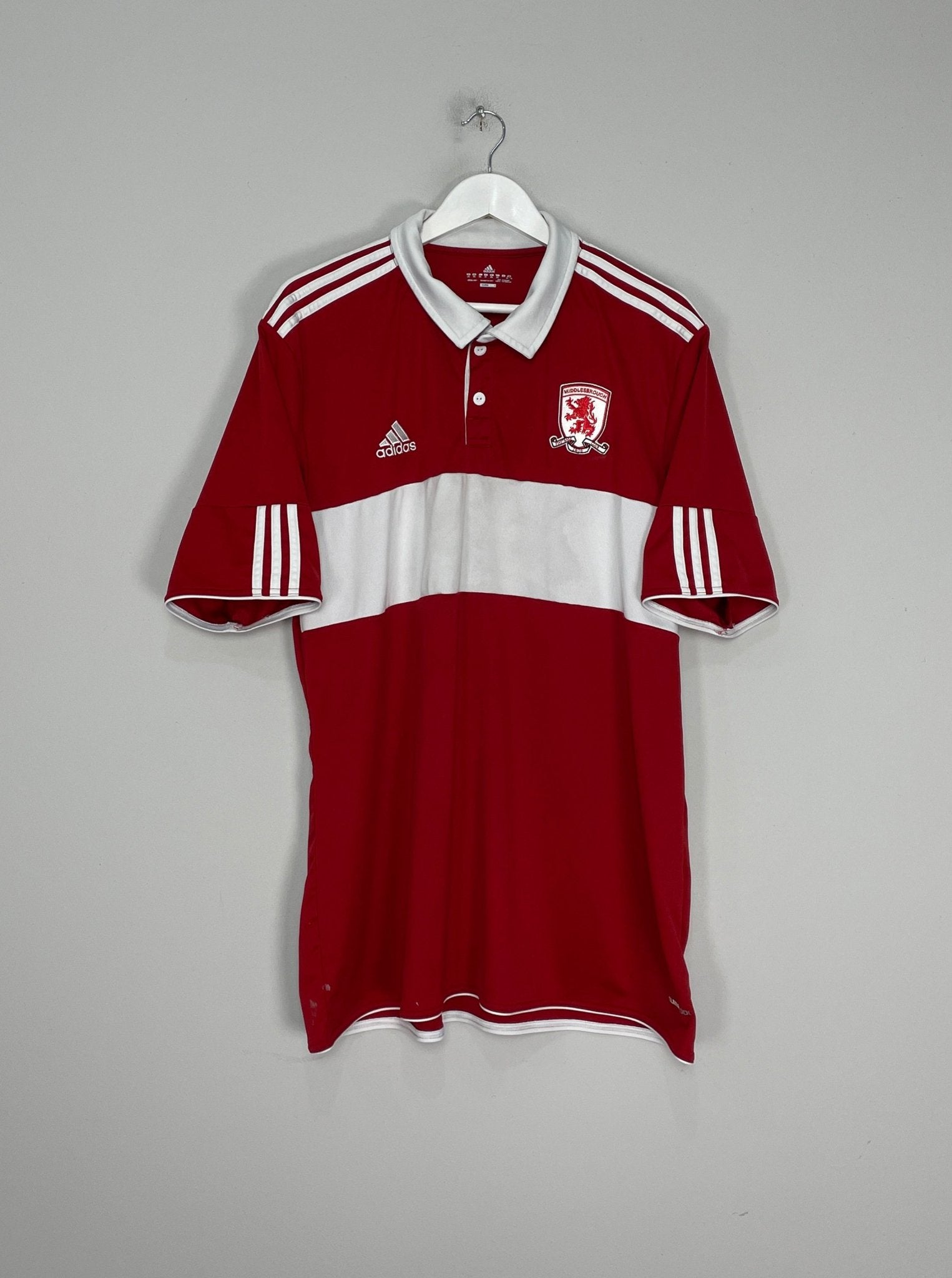 Shop 2010/11 MIDDLESBROUGH HOME SHIRT (XXL) ADIDAS, classic football shirts, vintage football shirts & retro soccer jerseys at Cult Kits