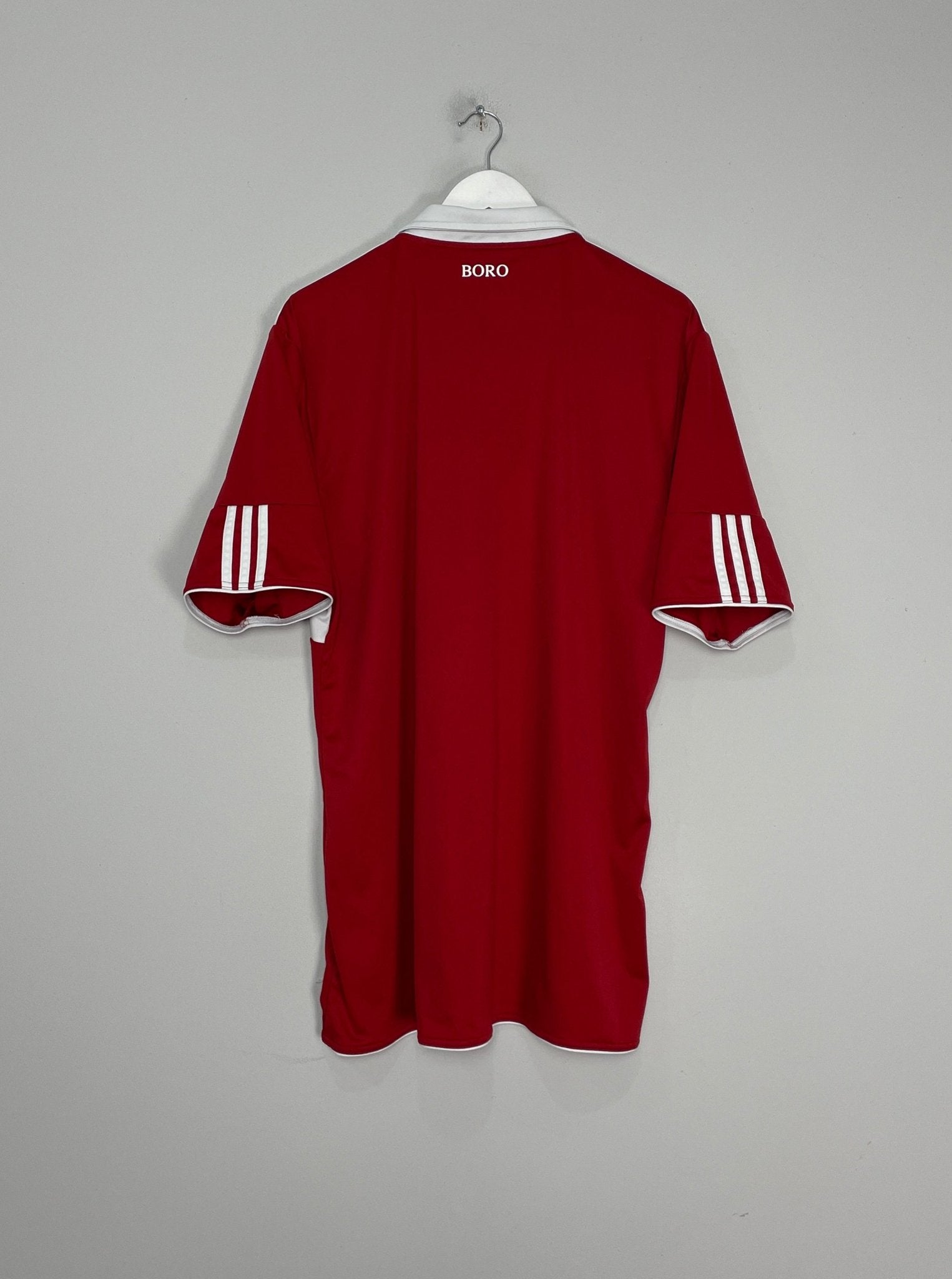 Shop 2010/11 MIDDLESBROUGH HOME SHIRT (XXL) ADIDAS, classic football shirts, vintage football shirts & retro soccer jerseys at Cult Kits