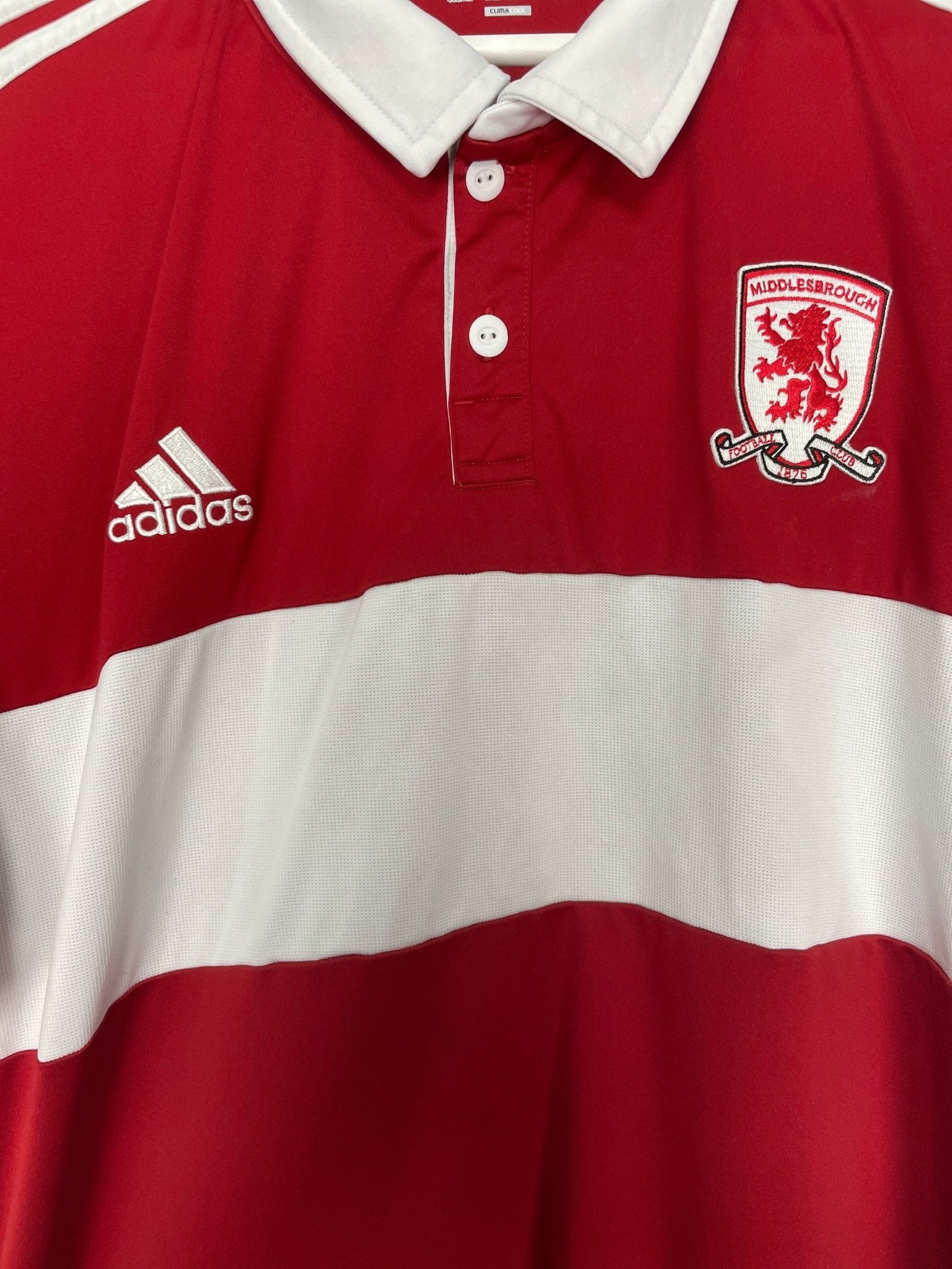 Shop 2010/11 MIDDLESBROUGH HOME SHIRT (XXL) ADIDAS, classic football shirts, vintage football shirts & retro soccer jerseys at Cult Kits