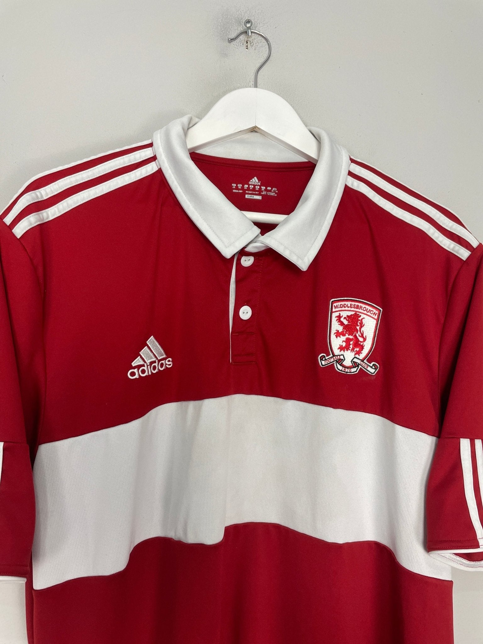 Shop 2010/11 MIDDLESBROUGH HOME SHIRT (XXL) ADIDAS, classic football shirts, vintage football shirts & retro soccer jerseys at Cult Kits