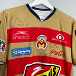 Shop 2010/11 MONARCAS MORELIA *SQUAD SIGNED* HOME SHIRT (S) ATLETICA, classic football shirts, vintage football shirts & retro soccer jerseys at Cult Kits