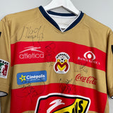 Shop 2010/11 MONARCAS MORELIA *SQUAD SIGNED* HOME SHIRT (S) ATLETICA, classic football shirts, vintage football shirts & retro soccer jerseys at Cult Kits