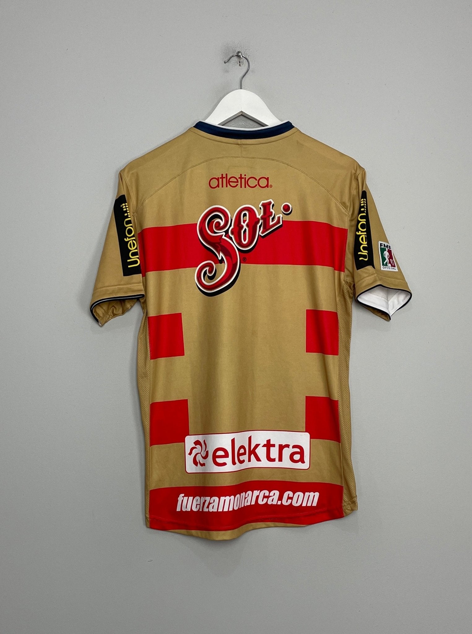 Shop 2010/11 MONARCAS MORELIA *SQUAD SIGNED* HOME SHIRT (S) ATLETICA, classic football shirts, vintage football shirts & retro soccer jerseys at Cult Kits