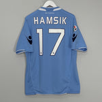 Shop 2010/11 NAPOLI HAMSIK #17 HOME SHIRT (L) MACRON, classic football shirts, vintage football shirts & retro soccer jerseys at Cult Kits