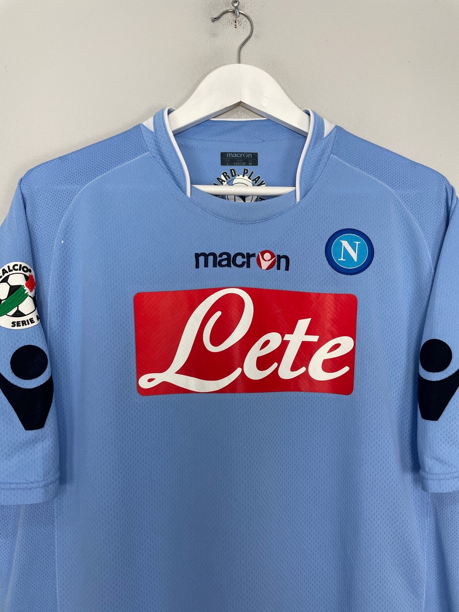 Shop 2010/11 NAPOLI HAMSIK #17 HOME SHIRT (L) MACRON, classic football shirts, vintage football shirts & retro soccer jerseys at Cult Kits