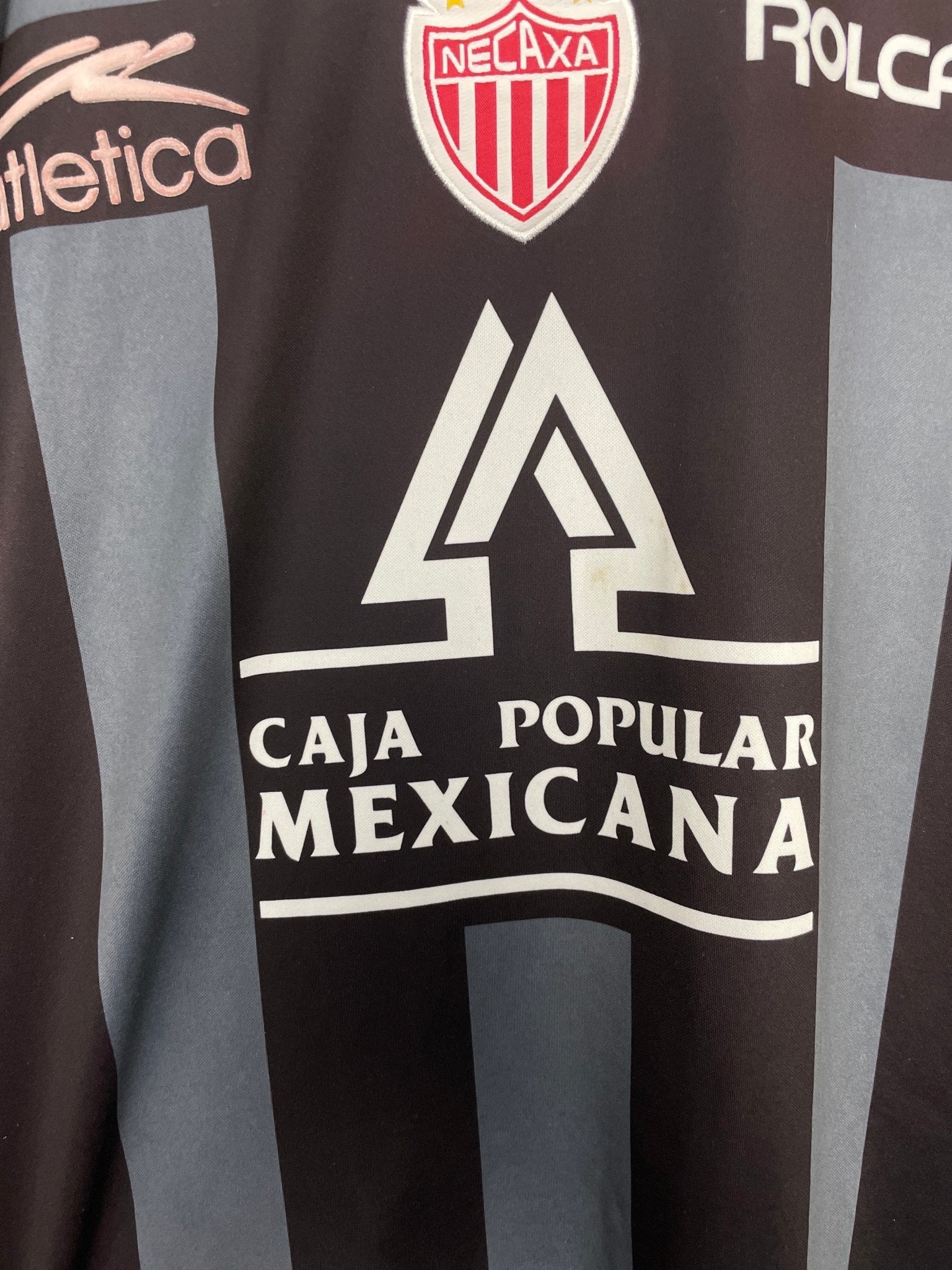 Shop 2010/11 NECAXA AWAY SHIRT (XL) ATLETICA, classic football shirts, vintage football shirts & retro soccer jerseys at Cult Kits