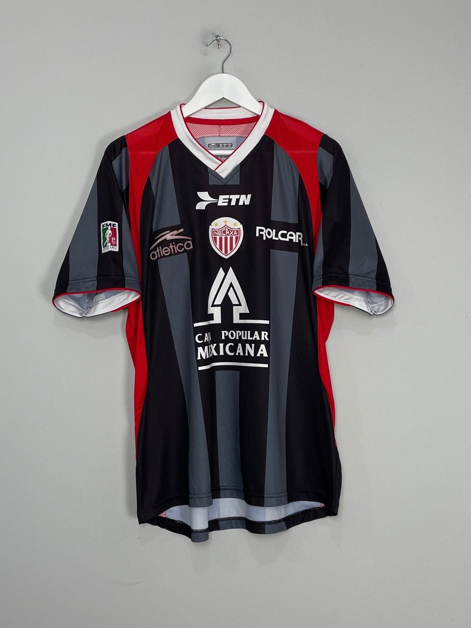 Shop 2010/11 NECAXA AWAY SHIRT (XL) ATLETICA, classic football shirts, vintage football shirts & retro soccer jerseys at Cult Kits