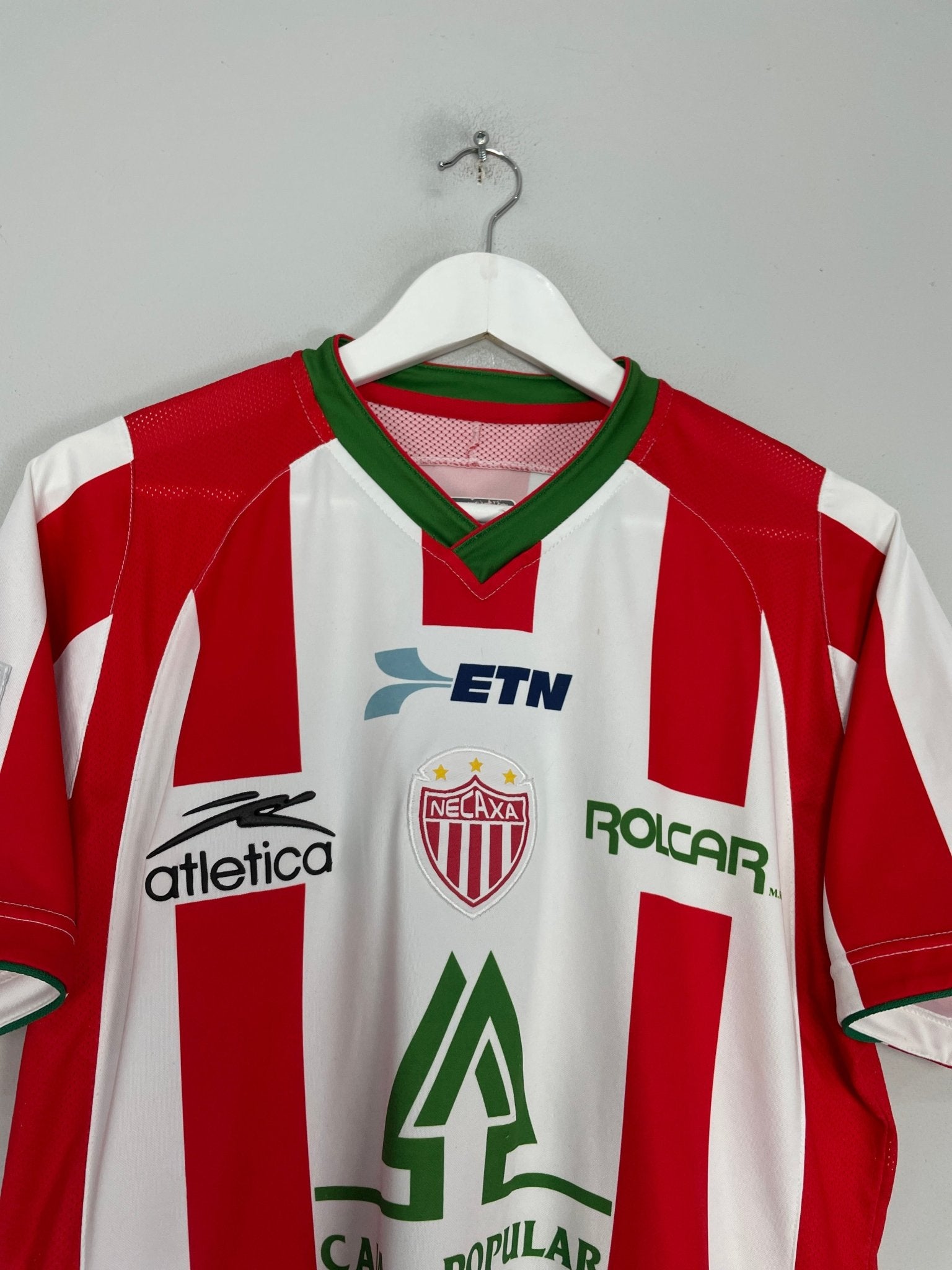 Shop 2010/11 NECAXA HOME SHIRT (M) ATLETICA, classic football shirts, vintage football shirts & retro soccer jerseys at Cult Kits