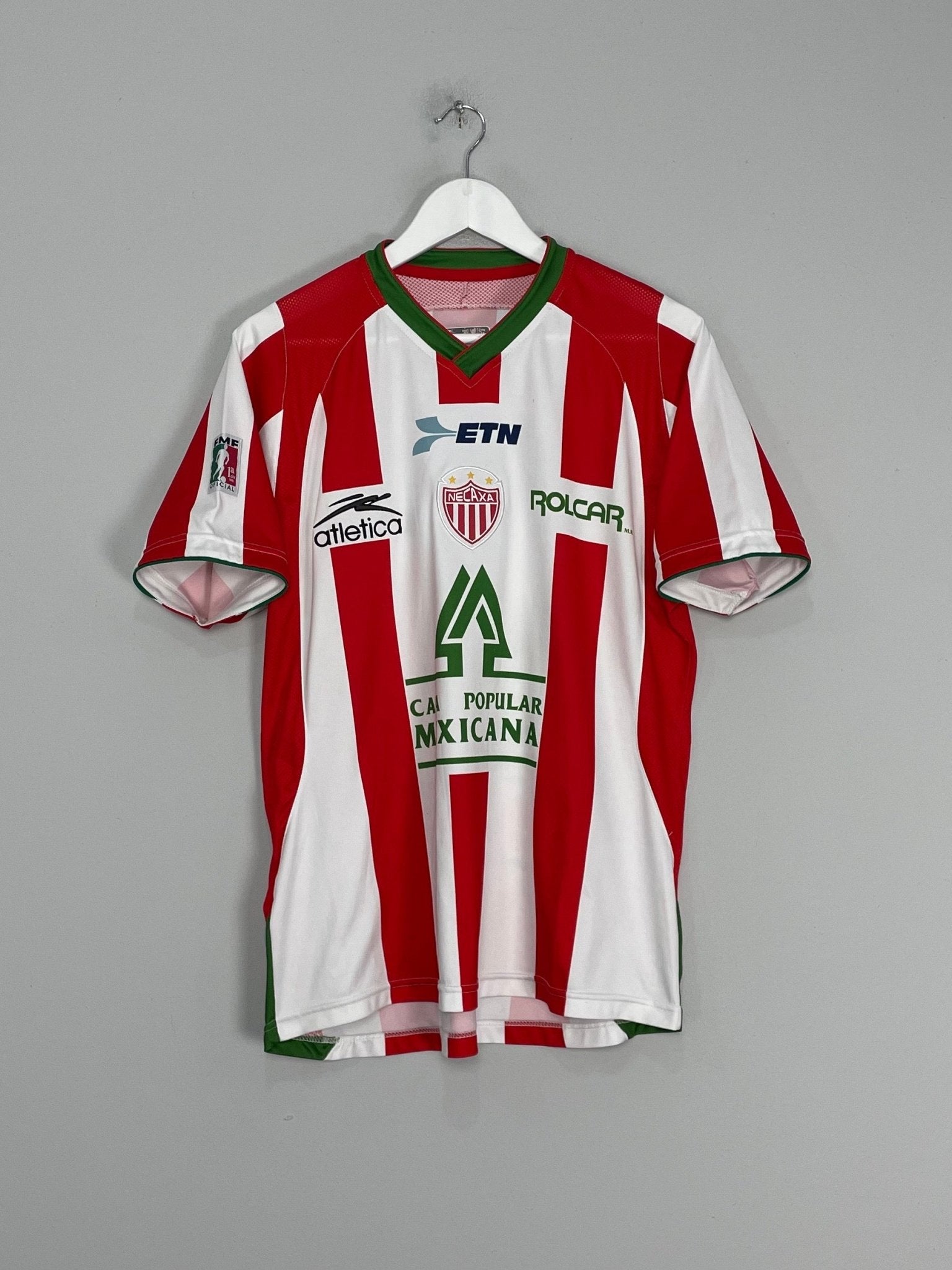 Shop 2010/11 NECAXA HOME SHIRT (M) ATLETICA, classic football shirts, vintage football shirts & retro soccer jerseys at Cult Kits