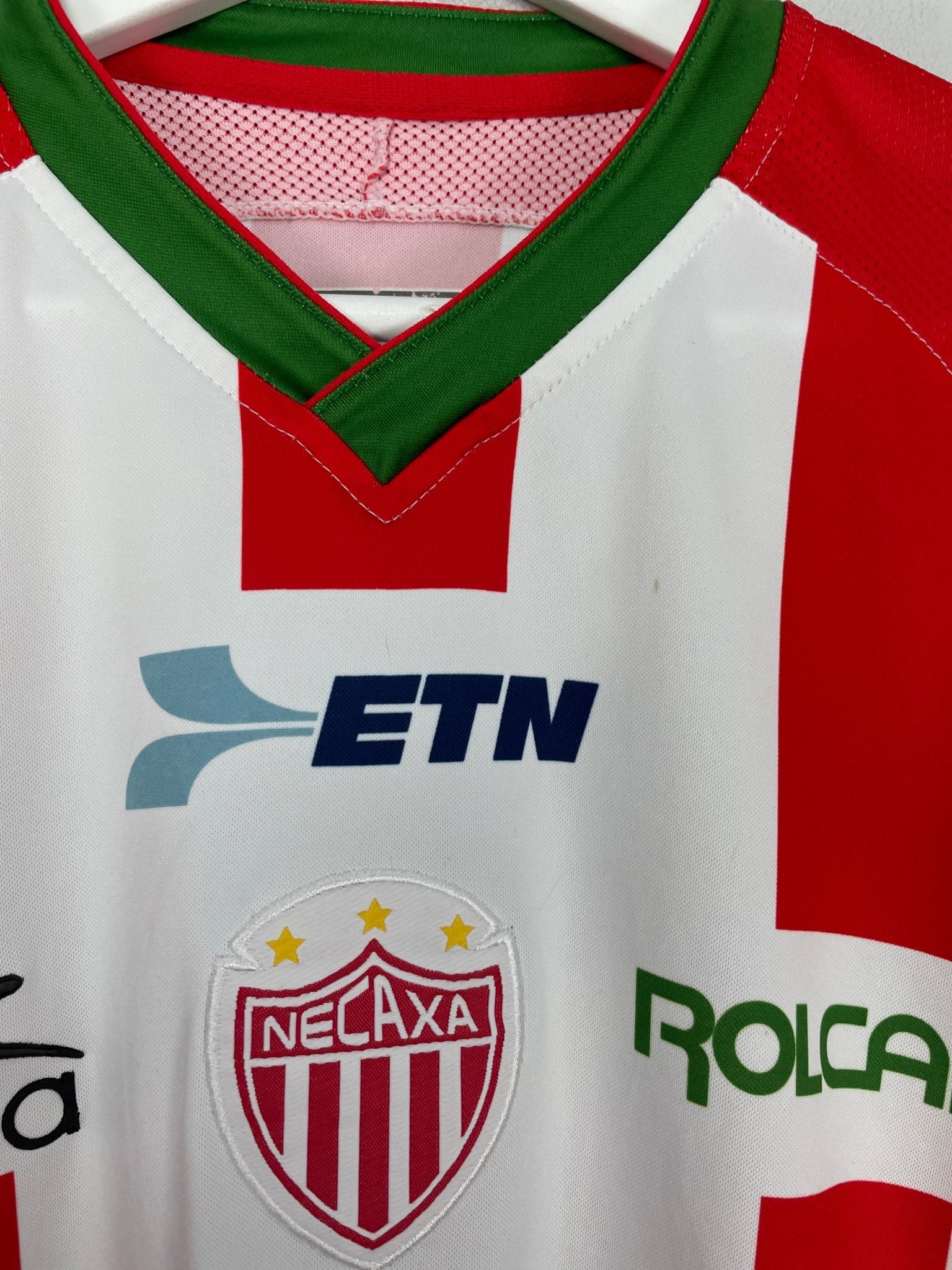 Shop 2010/11 NECAXA HOME SHIRT (M) ATLETICA, classic football shirts, vintage football shirts & retro soccer jerseys at Cult Kits