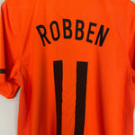 Shop 2010/11 NETHERLANDS ROBBEN #11 HOME SHIRT (M) NIKE, classic football shirts, vintage football shirts & retro soccer jerseys at Cult Kits