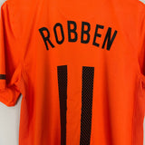 Shop 2010/11 NETHERLANDS ROBBEN #11 HOME SHIRT (M) NIKE, classic football shirts, vintage football shirts & retro soccer jerseys at Cult Kits
