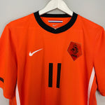 Shop 2010/11 NETHERLANDS ROBBEN #11 HOME SHIRT (M) NIKE, classic football shirts, vintage football shirts & retro soccer jerseys at Cult Kits