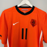 Shop 2010/11 NETHERLANDS ROBBEN #11 HOME SHIRT (M) NIKE, classic football shirts, vintage football shirts & retro soccer jerseys at Cult Kits