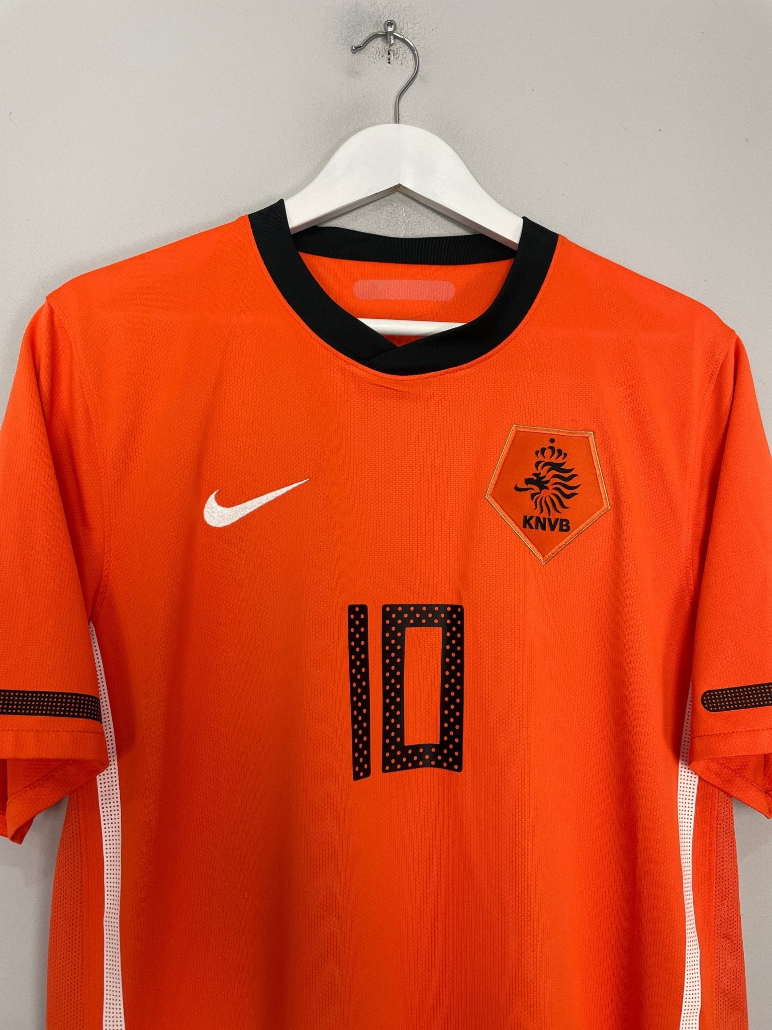 Shop 2010/11 NETHERLANDS SNEIJDER #10 HOME SHIRT (L) NIKE, classic football shirts, vintage football shirts & retro soccer jerseys at Cult Kits