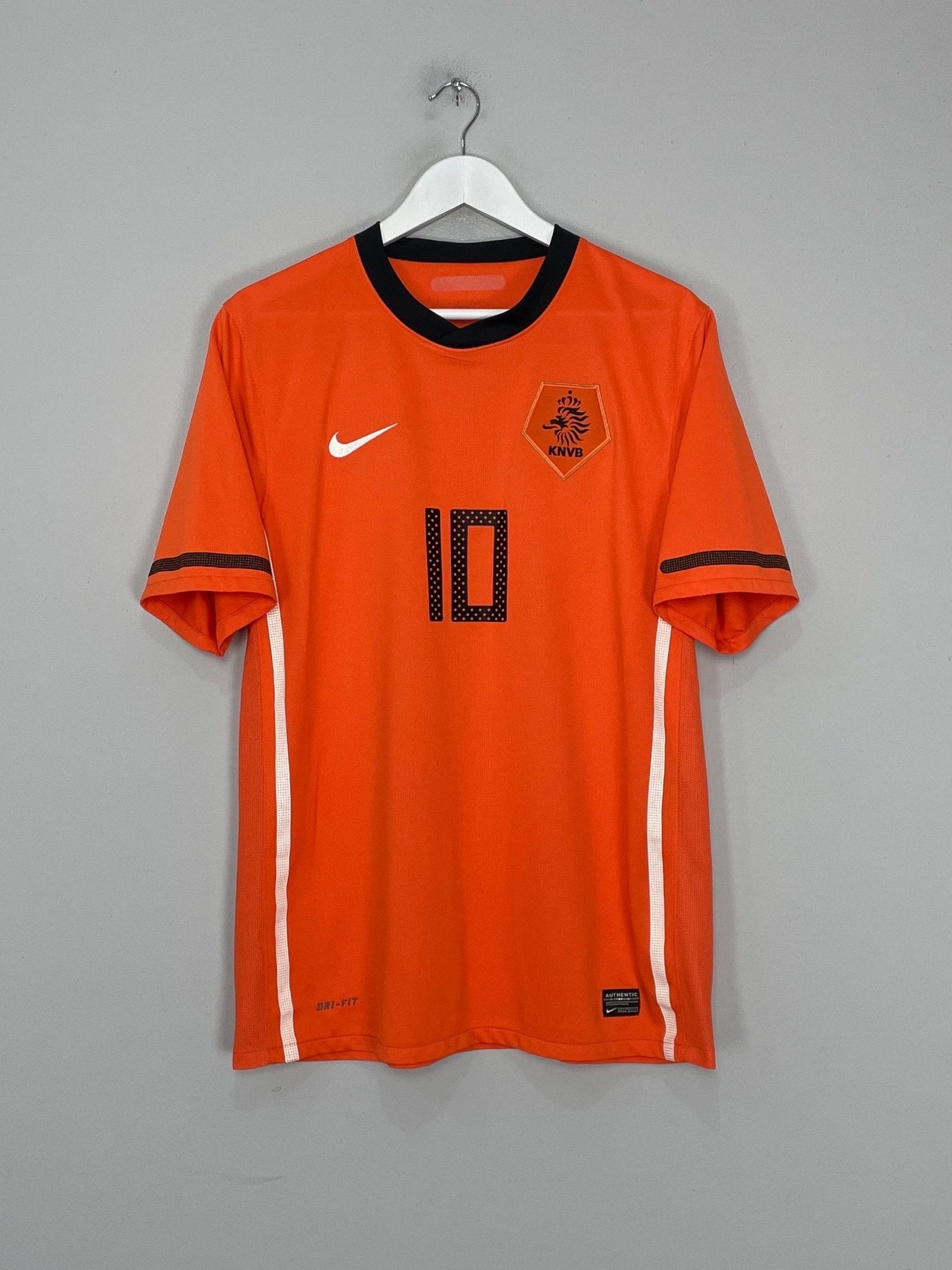 Shop 2010/11 NETHERLANDS SNEIJDER #10 HOME SHIRT (L) NIKE, classic football shirts, vintage football shirts & retro soccer jerseys at Cult Kits