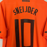 Shop 2010/11 NETHERLANDS SNEIJDER #10 HOME SHIRT (L) NIKE, classic football shirts, vintage football shirts & retro soccer jerseys at Cult Kits