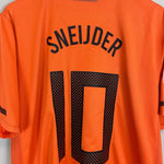 Shop 2010/11 NETHERLANDS SNEIJDER #10 HOME SHIRT (XL) NIKE, classic football shirts, vintage football shirts & retro soccer jerseys at Cult Kits