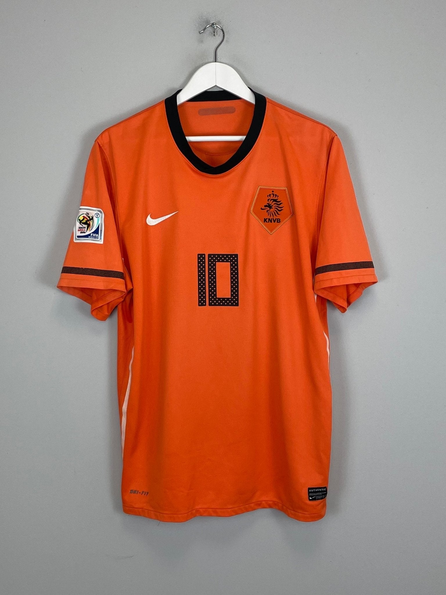 Shop 2010/11 NETHERLANDS SNEIJDER #10 HOME SHIRT (XL) NIKE, classic football shirts, vintage football shirts & retro soccer jerseys at Cult Kits