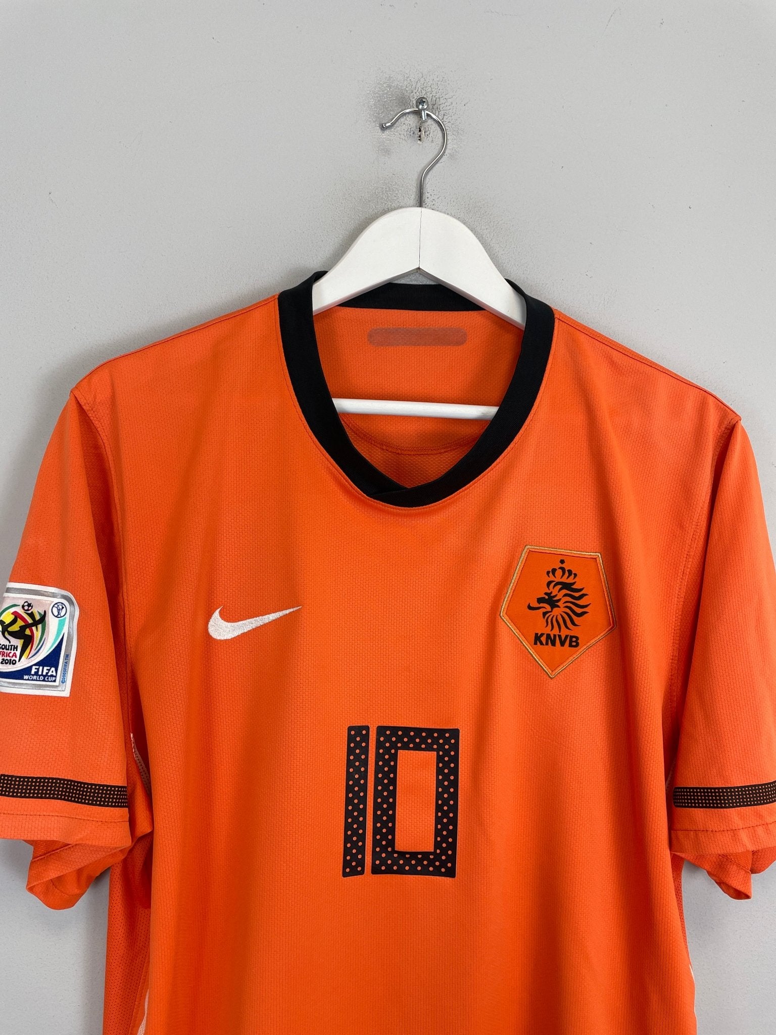 Shop 2010/11 NETHERLANDS SNEIJDER #10 HOME SHIRT (XL) NIKE, classic football shirts, vintage football shirts & retro soccer jerseys at Cult Kits