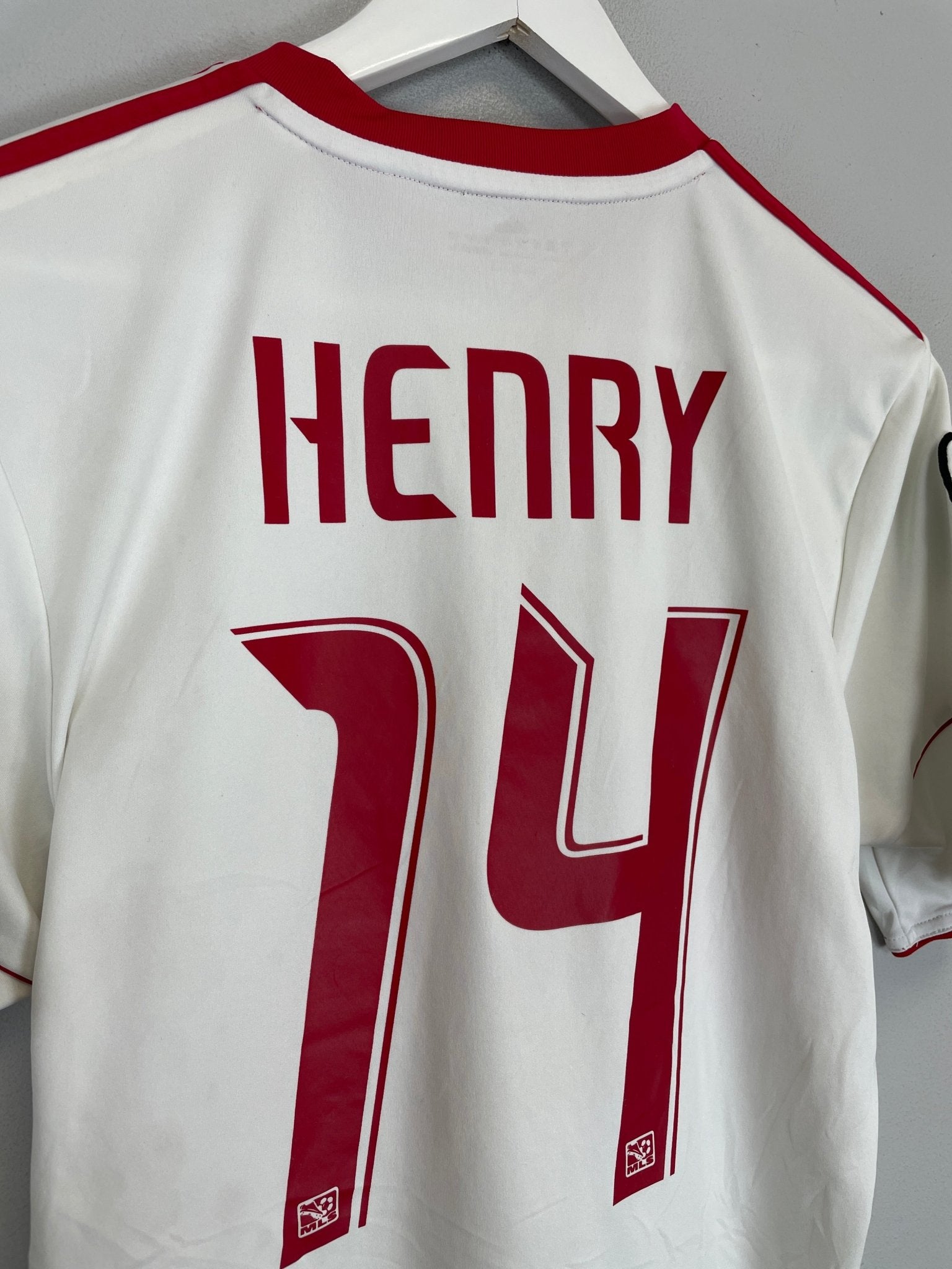 Shop 2010/11 NEW YORK RED BULLS HENRY #14 HOME SHIRT (S) ADIDAS, classic football shirts, vintage football shirts & retro soccer jerseys at Cult Kits