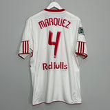 Shop 2010/11 NEW YORK RED BULLS MARQUEZ #4 HOME SHIRT (L) ADIDAS, classic football shirts, vintage football shirts & retro soccer jerseys at Cult Kits