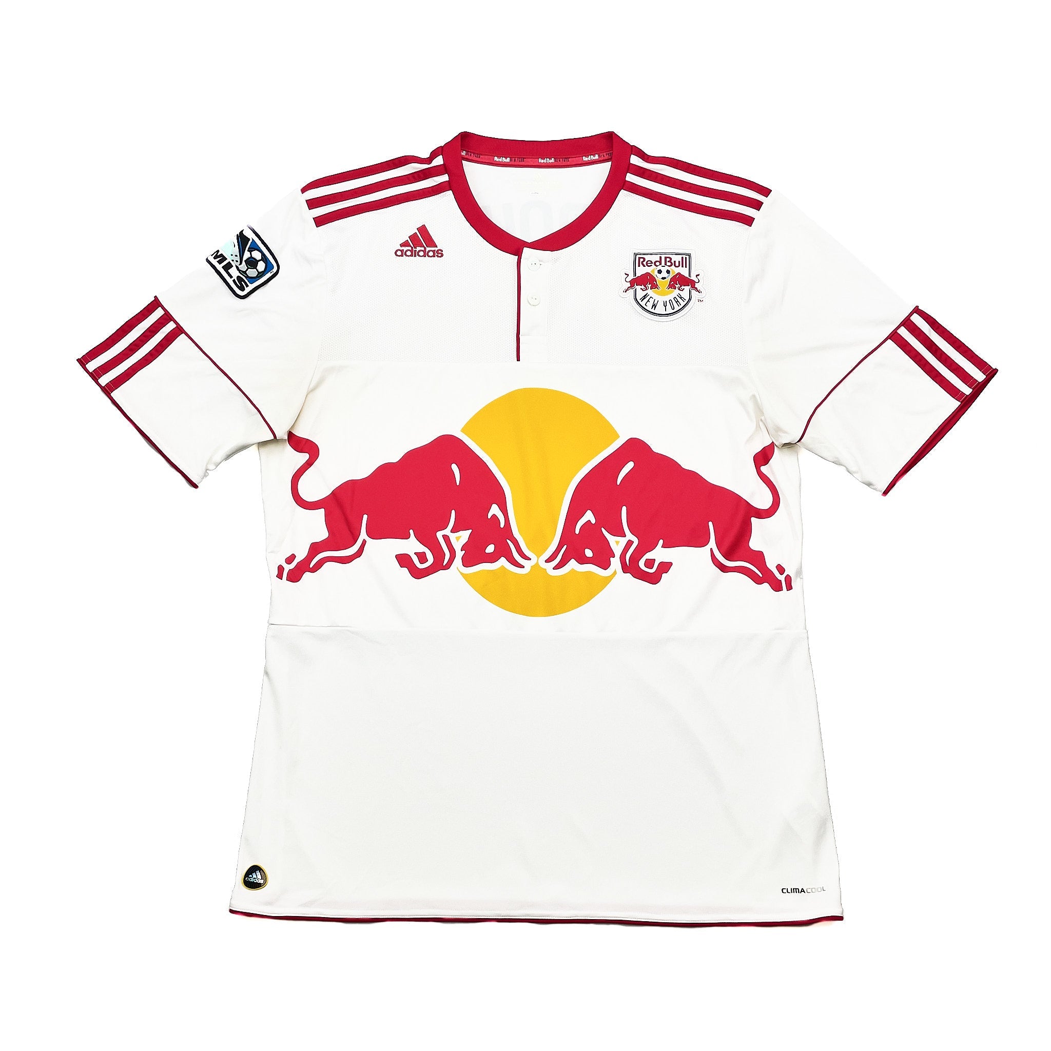 Buy 2010/11 New York Red Bulls R.Marquez 4 Home Shirt (XL) Adidas ~ Free worldwide shipping available ~ Authentic Vintage Football Shirts from Cult Kits