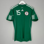 Shop 2010/11 NIGERIA UCHE #15 HOME SHIRT (M) ADIDAS, classic football shirts, vintage football shirts & retro soccer jerseys at Cult Kits