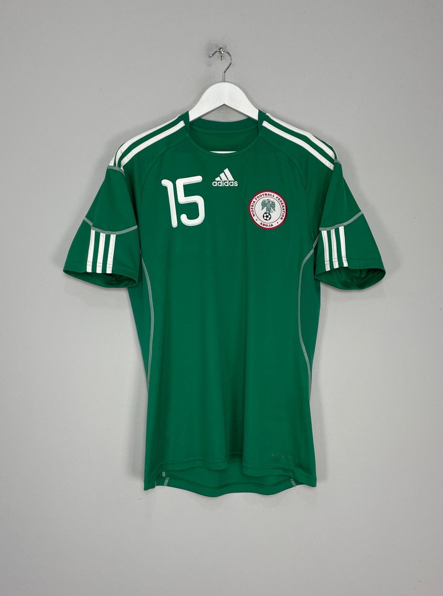 Shop 2010/11 NIGERIA UCHE #15 HOME SHIRT (M) ADIDAS, classic football shirts, vintage football shirts & retro soccer jerseys at Cult Kits