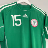 Shop 2010/11 NIGERIA UCHE #15 HOME SHIRT (M) ADIDAS, classic football shirts, vintage football shirts & retro soccer jerseys at Cult Kits