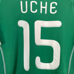 Shop 2010/11 NIGERIA UCHE #15 HOME SHIRT (M) ADIDAS, classic football shirts, vintage football shirts & retro soccer jerseys at Cult Kits